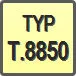 Piktogram - Typ: T.8850